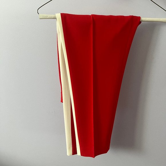 Aritzia Babaton Conan Pants / Size 2 / Red Stripe - Picture 2 of 6